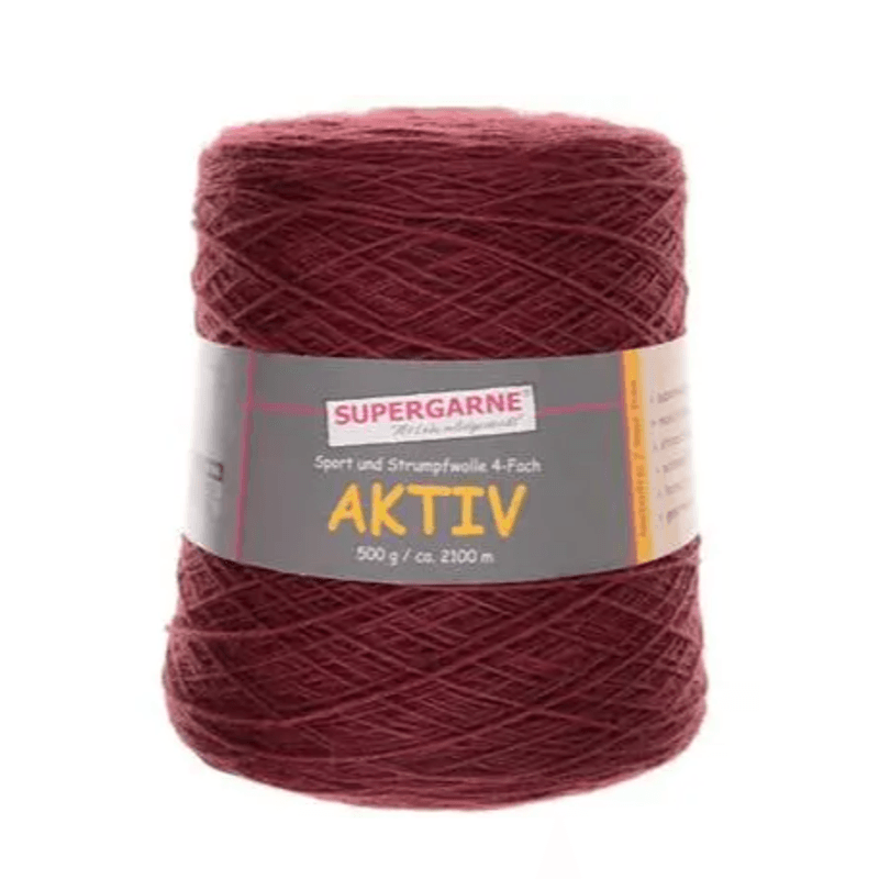 Aktiv 4-ply sokkegarn - 500 grams spoler