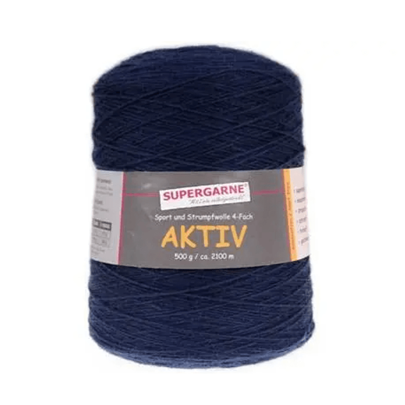 Aktiv 4-ply sokkegarn - 500 grams spoler